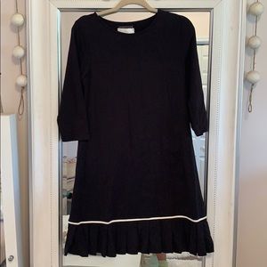 3/4 Sleeve Pleated Dress - NWT- Small